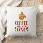 Coussin Coffee is my love language (Couverture)