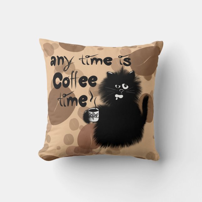 Coussin Coffee loving (Recto)