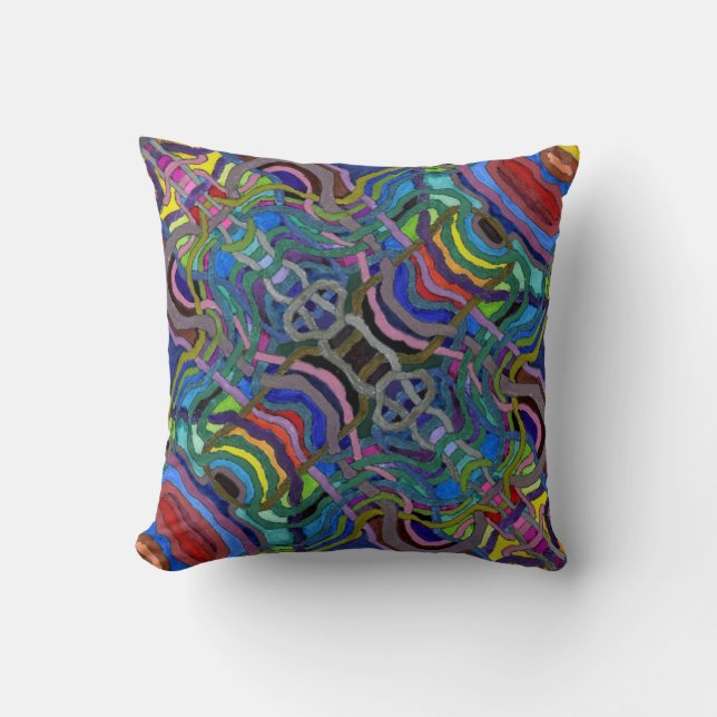 Coussin Cohésion neurale bleu-clair (Recto)