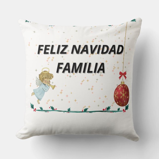 COUSSIN COJIN CON ESTAMPADO DE NAVIDAD (Recto)