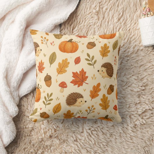 Coussin Cojín con patrón otoñal ideal para decoración (Couverture)