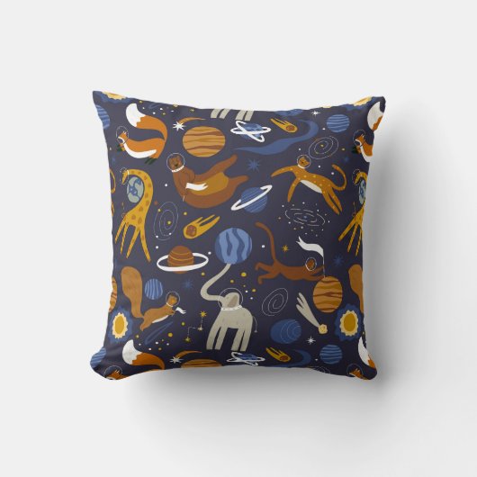 Coussin Cojín de la colección Animals Outer Space (Recto)