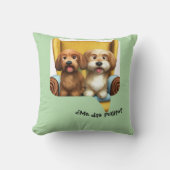 Coussin Cojín Decorativo “Amiguitos Peludos” (Recto)