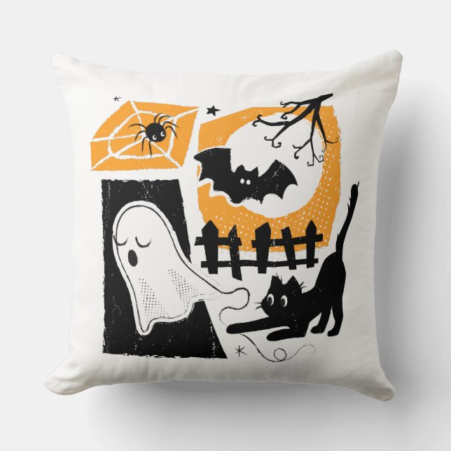 Coussin Cojín Decorativo Beware of the cat! (Recto)