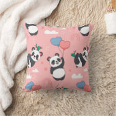 Coussin Cojín decorativo con pandas (Couverture)