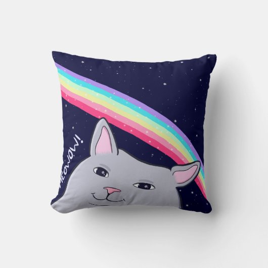 Coussin Cojín Meow (Recto)