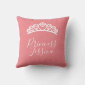 Coussin Cojín Princesa Corona Personalizado (Verso)