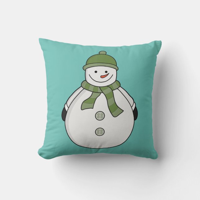 Coussin Cold snowman (Recto)