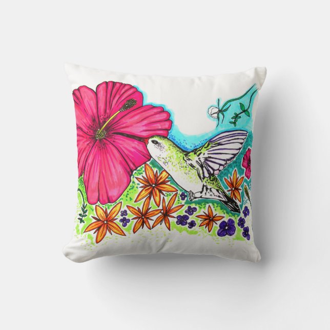 Coussin Colibri (Recto)
