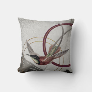 Coussin Colibri artistique de Bourgogne