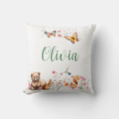 Coussin Colibri et amis (Recto)