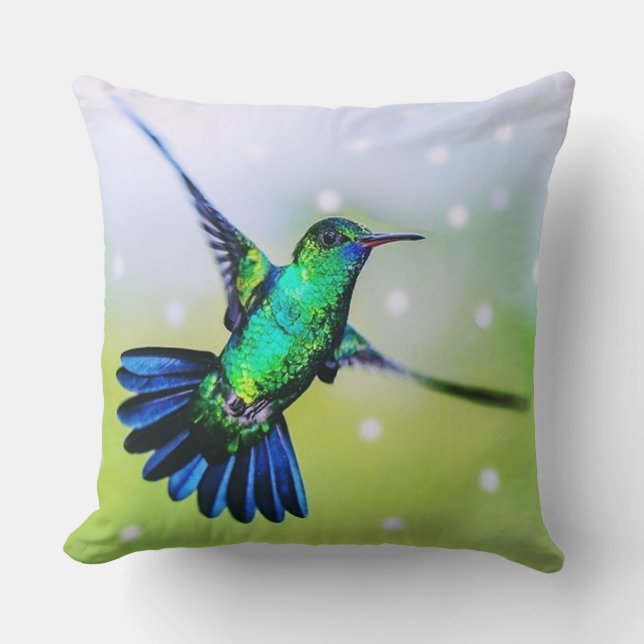 Coussin Colibri magnifique (Recto)