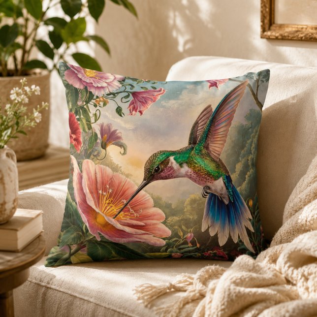 Coussin Colibri récolte du nectar (Créateur téléchargé)