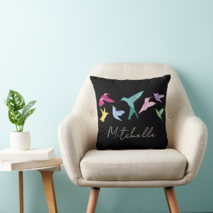 Coussin Colibris imprimés