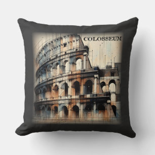 Coussin Colisée romaine Italie Europe