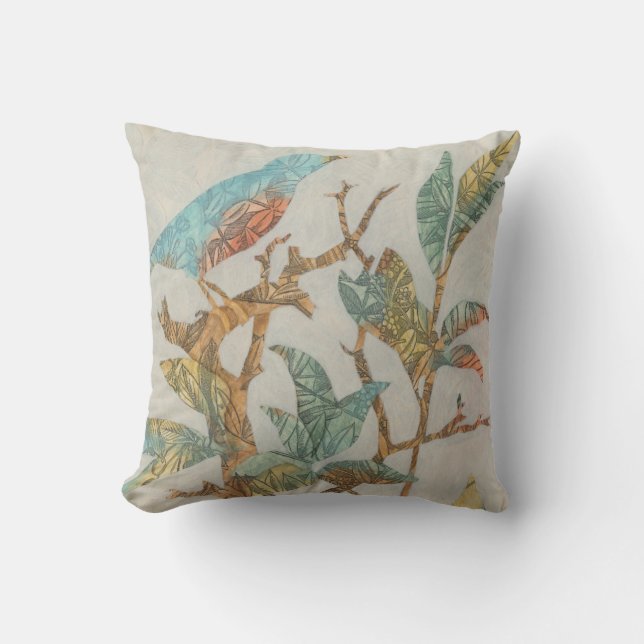 Coussin Collage aérien I (Recto)