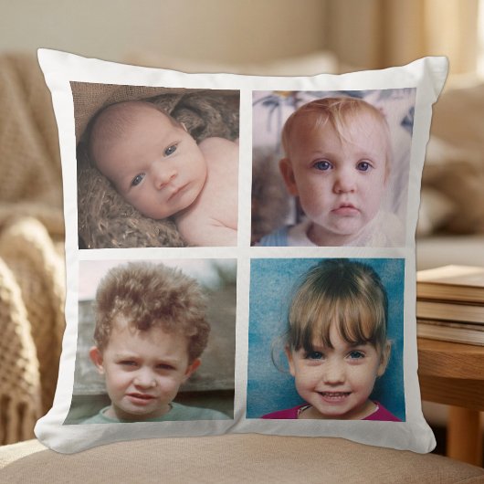 Coussin Collage ajoutez vos propres photos personnalisées
