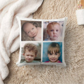 Coussin Collage ajoutez vos propres photos personnalisées (Couverture)