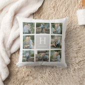 Coussin Collage classique de monogramme (Couverture)