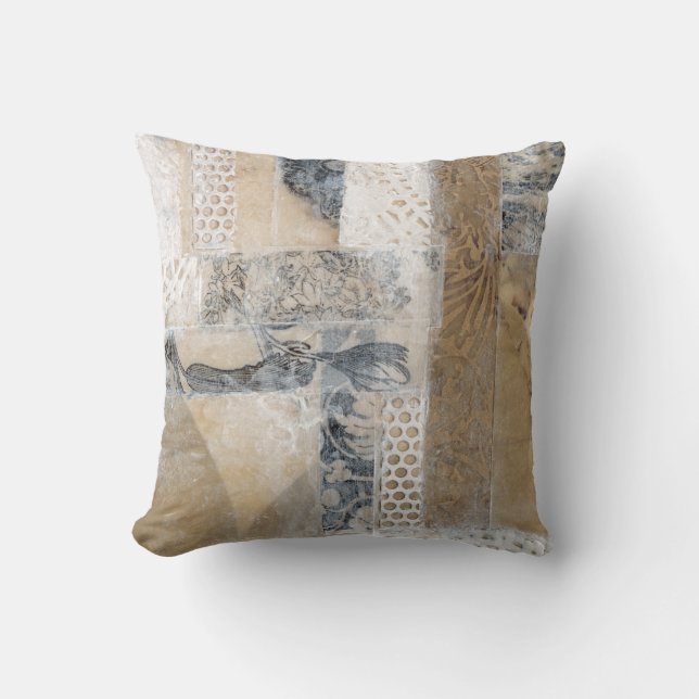 Coussin Collage de dentelle I (Recto)