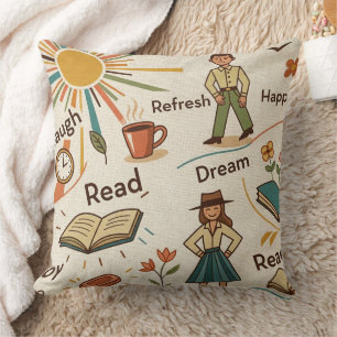 Coussin Collage de jour lumineux