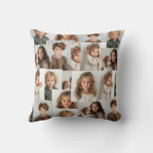 Coussin Collage de photos de petits-enfants (Verso)
