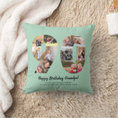 Coussin Collage de photos personnalisé pour 90 ans avec te (Couverture)