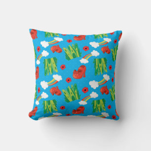 Coussin Collage d'Imaginaires lunaires