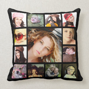 Coussin Collage frais de photo d'Instagram