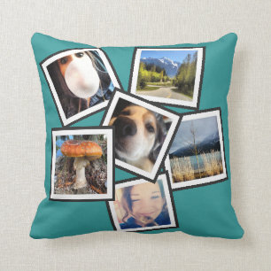 Coussin Collage génial de photo de 6 Instagram