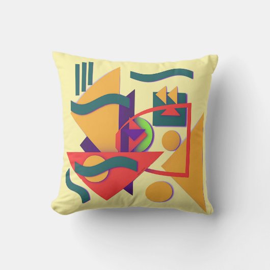 Coussin Collage géométrique (Recto)