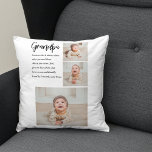 Coussin Collage moderne Meilleur grand-père Jamais beauté<br><div class="desc">Un collage moderne "Best Grand-père Ever" cadeau est une façon créative et personnalisée de montrer votre appréciation et votre amour pour votre grand-père. Ce type de cadeau implique généralement l'utilisation de la technologie numérique pour compiler une collection de photos et d'images qui présentent des moments et des souvenirs spéciaux que...</div>