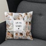 Coussin Collage moderne Photo Love You Grand-père Meilleur<br><div class="desc">Collage moderne Photo Love You Grand-père Meilleur Cadeau</div>