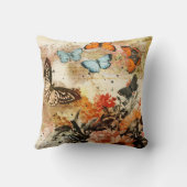 Coussin Collage papillon vintage (Verso)