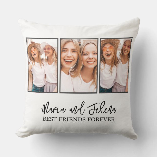 Coussin Collage photo de Best Friends (Recto)