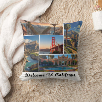 Coussin Collage photo de California City