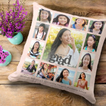 Collage photo de fin d'études Rose Pâle K–12 Moder