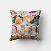 Coussin Collage photo Hexagon (Verso)