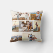 Coussin Collage Photo Moderne (Verso)