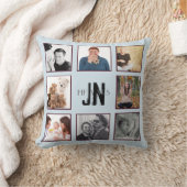 Coussin Collage photo N'IMPORTE QUELLE Occasion Monogramme (Couverture)