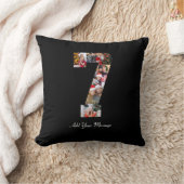 Coussin Collage photo noir et blanc numéro 7 (Couverture)