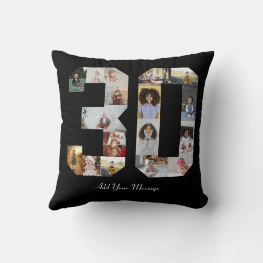 Coussin Collage photo numéro 30 (Verso)