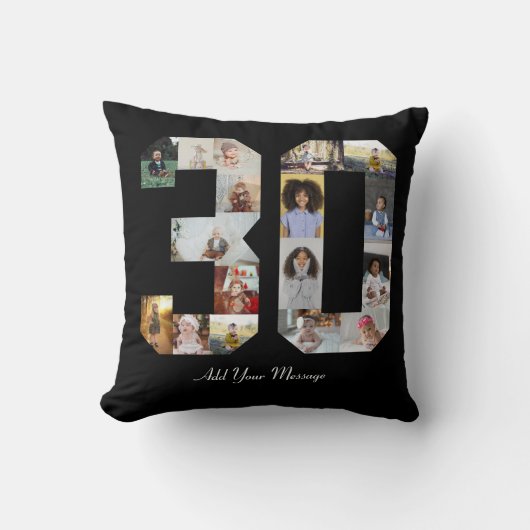 Coussin Collage photo numéro 30 (Recto)