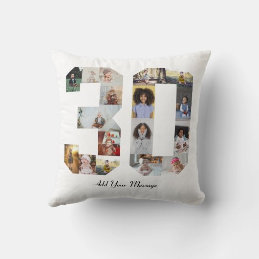 Coussin Collage photo numéro 30 (Verso)