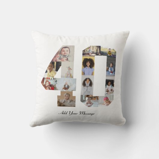 Coussin Collage photo numéro 40 (Verso)