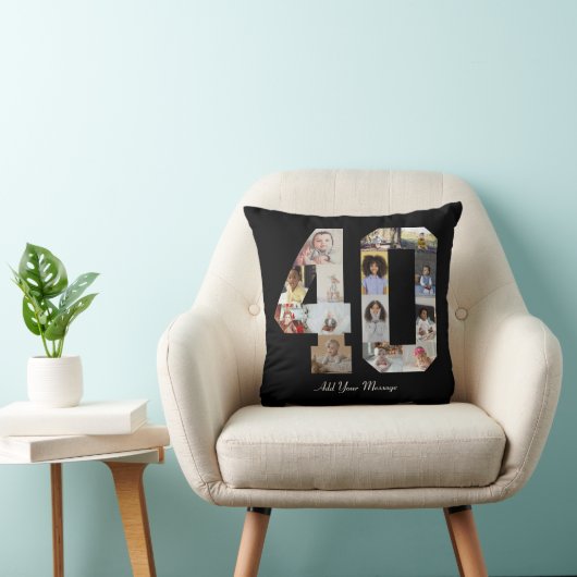 Coussin Collage photo numéro 40 (Chaise)
