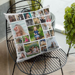 Coussin Collage photo personnalisé 24<br><div class="desc">Unique 24 photo collage coussin fait le cadeau parfait pour tout le monde,  avec 24 de vos photos préférées. Le cadeau parfait pour toute occasion ou célébration.</div>