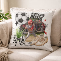 Collage Photo Personnalisé de Maman de Footballeur