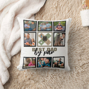 Coussin Collage photo personnalisé pour la fête des pères 