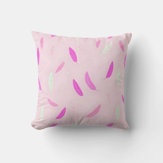 Coussin Collection Bohème de plumes tendance de luxe (Recto)